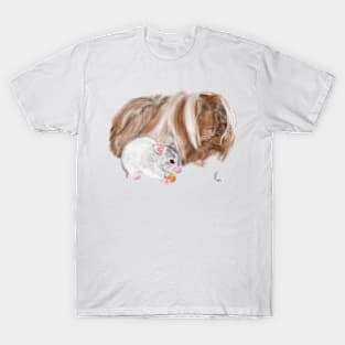 Best Friend Hamster and Guinae Pig T-Shirt